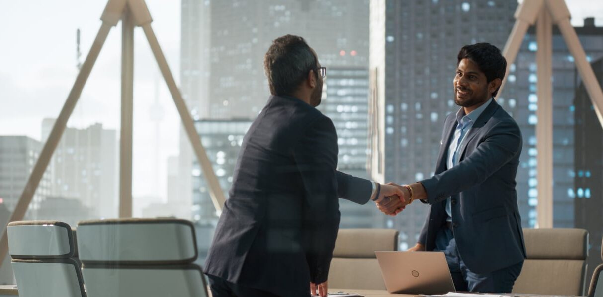 Young business coach interviewing for a career opportunity