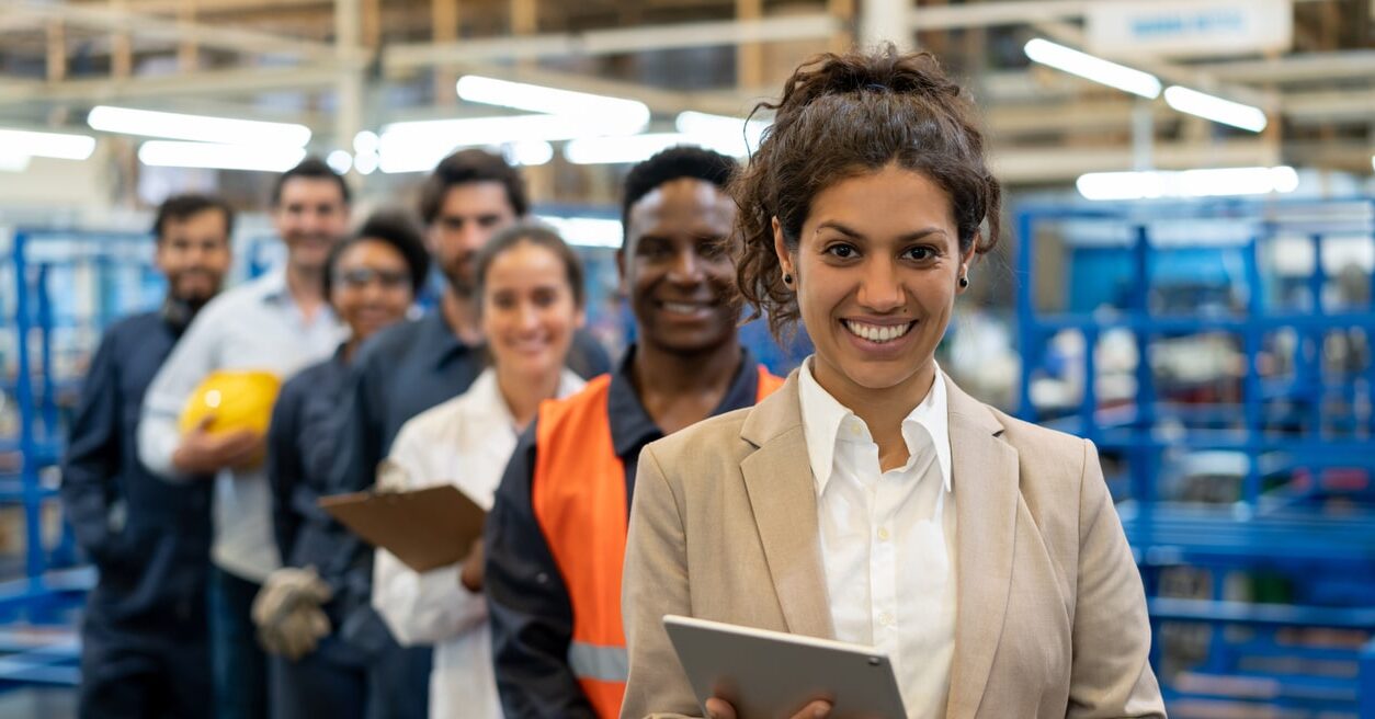 Group of professionals who have pursued different career pathways within the same company
