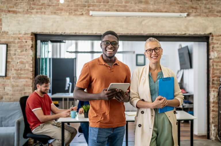 Student getting work integrated learning experience from people in the field before graduating